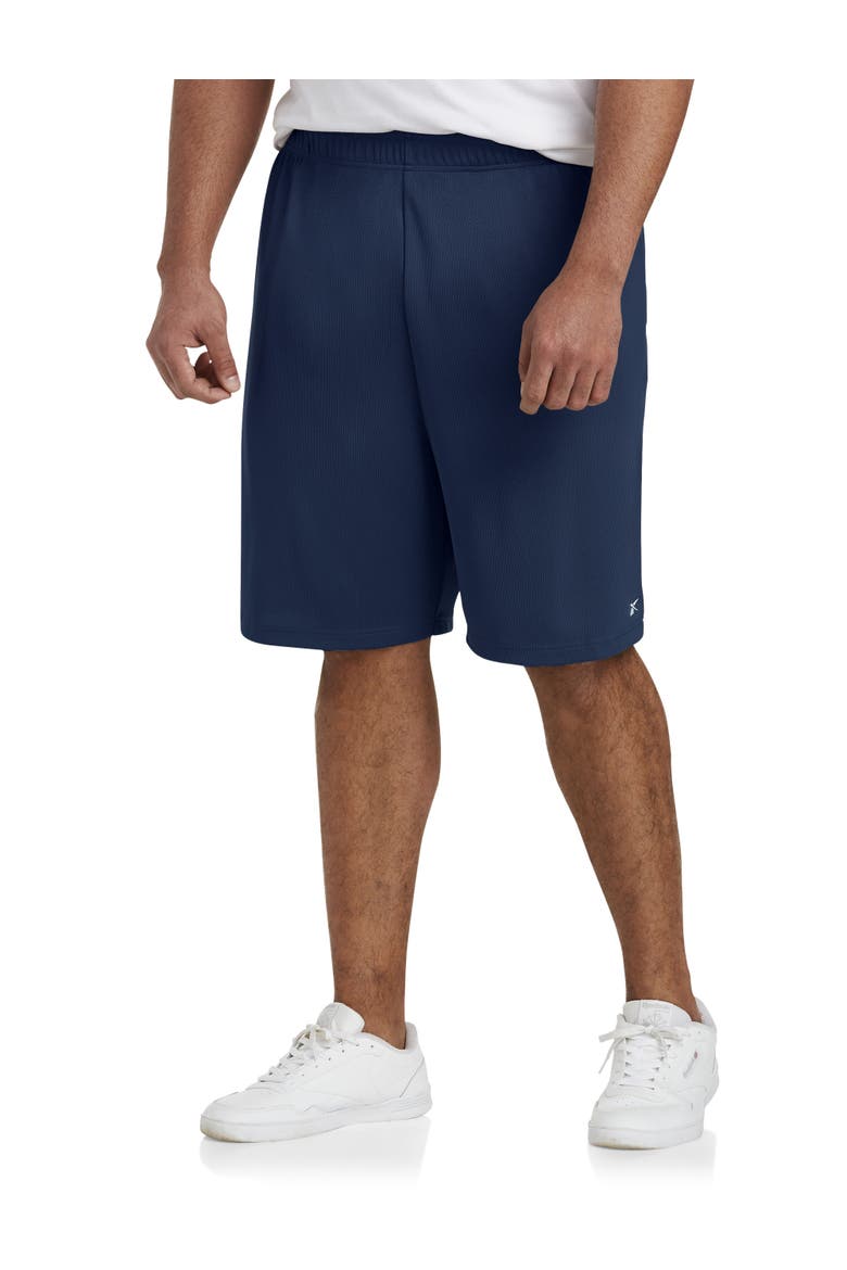Big & Tall Performance Tech Mesh Shorts, Main, color, NAVY