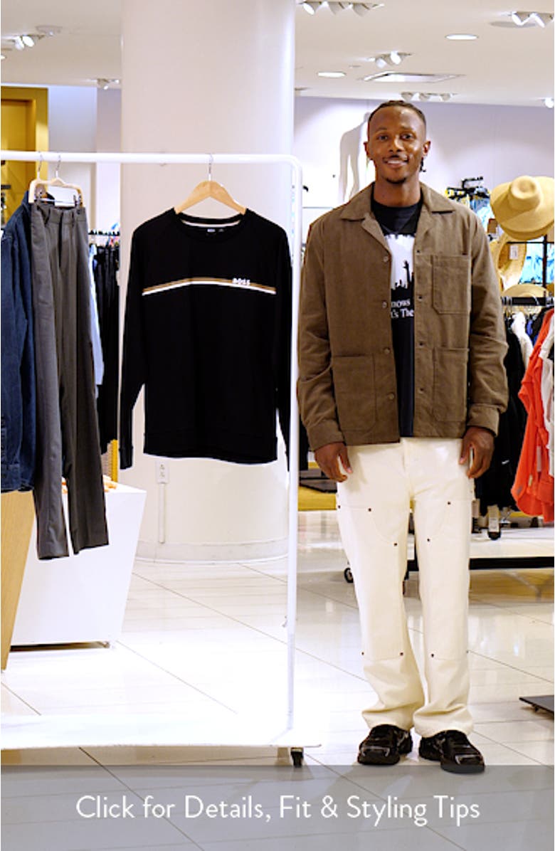 Authentic Stripe Sweatshirt, sales video thumbnail