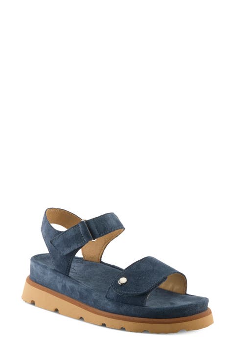 Dixiemae Ankle Strap Platform Wedge Sandal (Women)