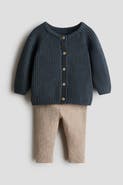 H&M 2-piece Cotton-knit Set