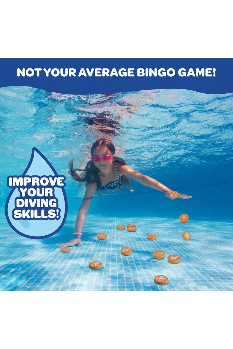 Kids' Animal Pool Bingo Diving Game Set, Alternate, color, Blue