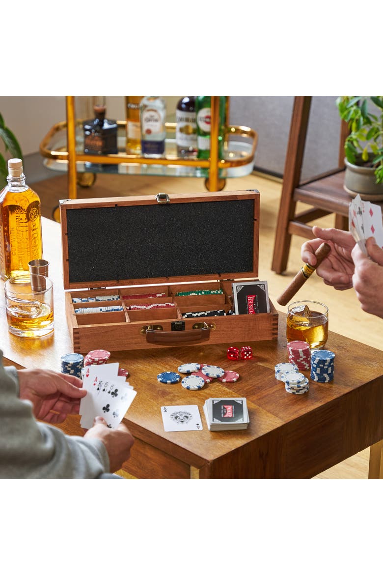 Poker Set, Alternate, color, Wood