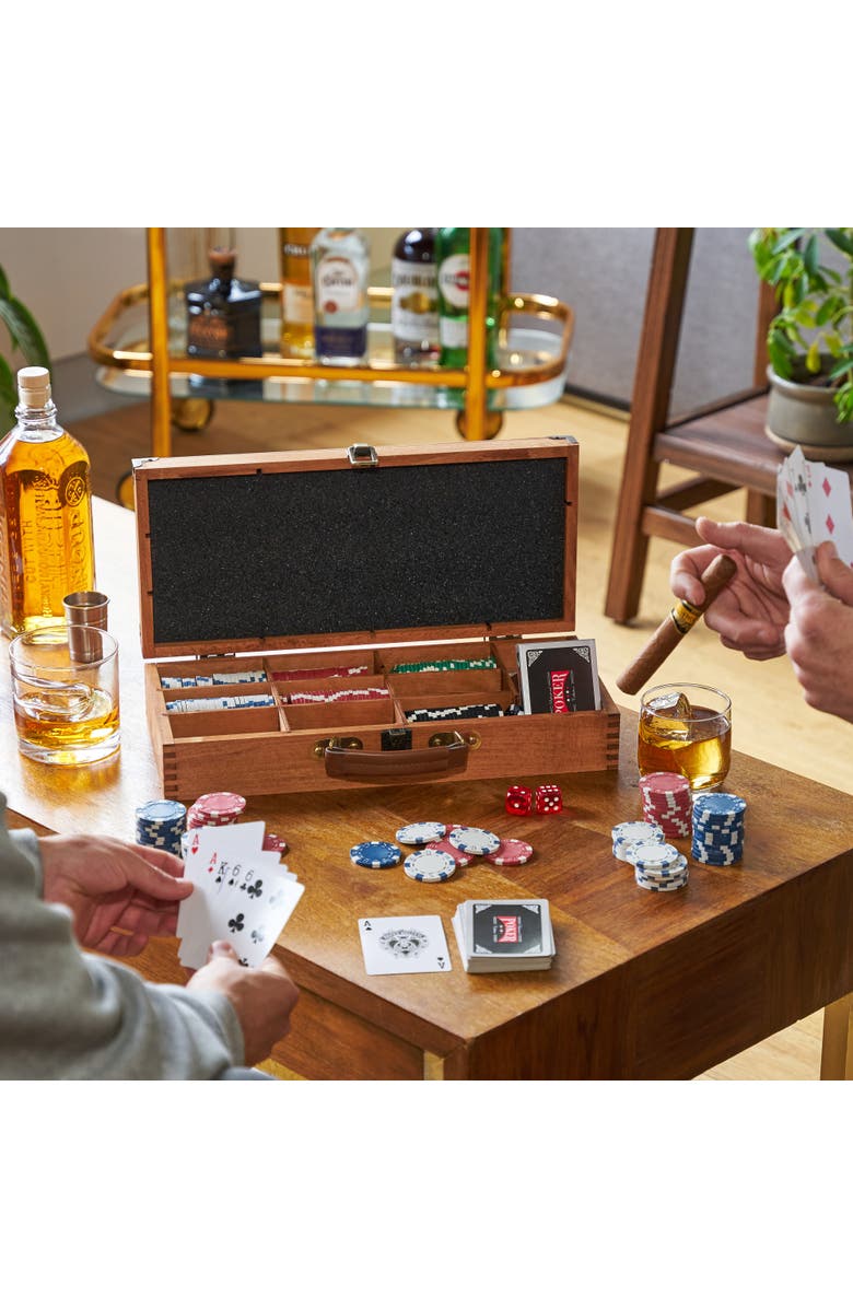 Foster & Rye Poker Set, Alternate, color, Wood