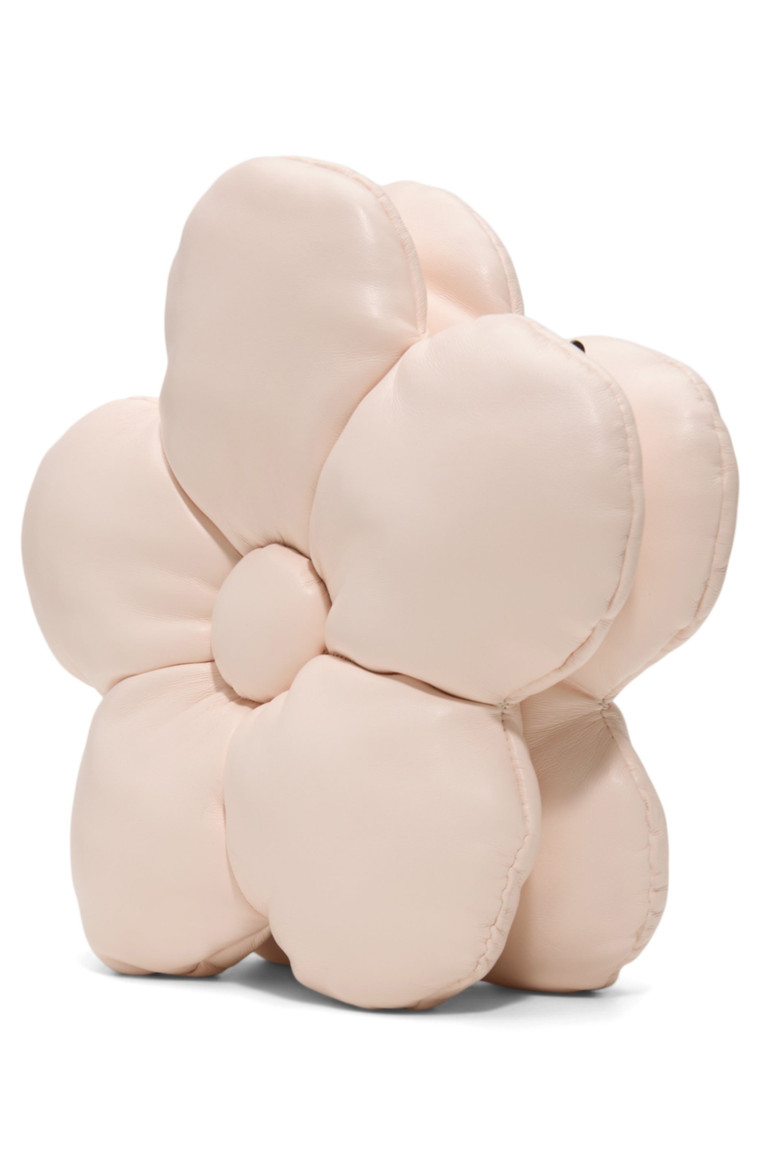 ALDO Fflowerpufff Faux Leather Crossbody Bag, Alternate, color, Light Pink