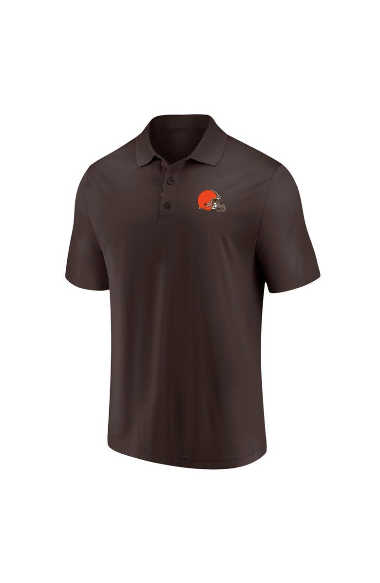 FANATICS Men's Fanatics Branded Brown Cleveland Browns Component Polo, Alternate, color, 