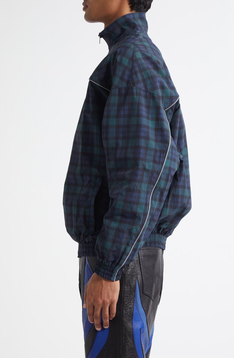 Martine Rose Oversize Plaid Track Jacket, Alternate, color, 