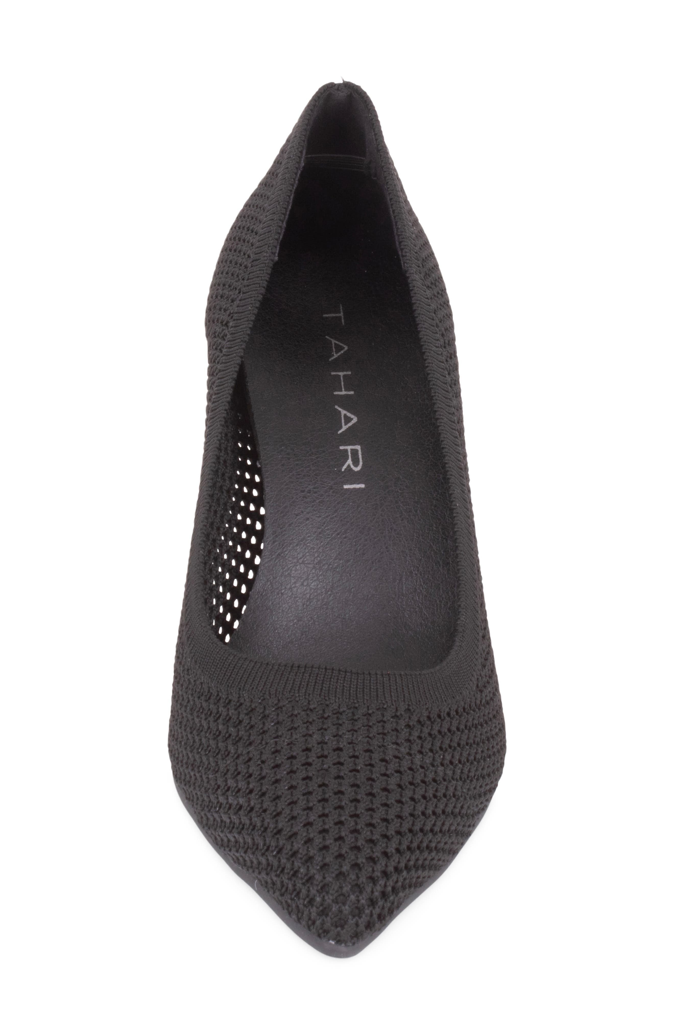 Tahari Everest Pointed Toe Pump, Alternate, color, Black