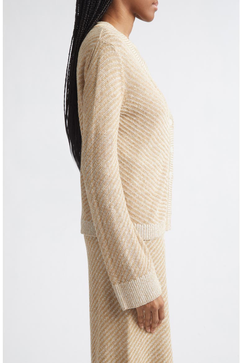 Bobby V-Neck Linen Cardigan, Alternate, color, DRIFTWOOD