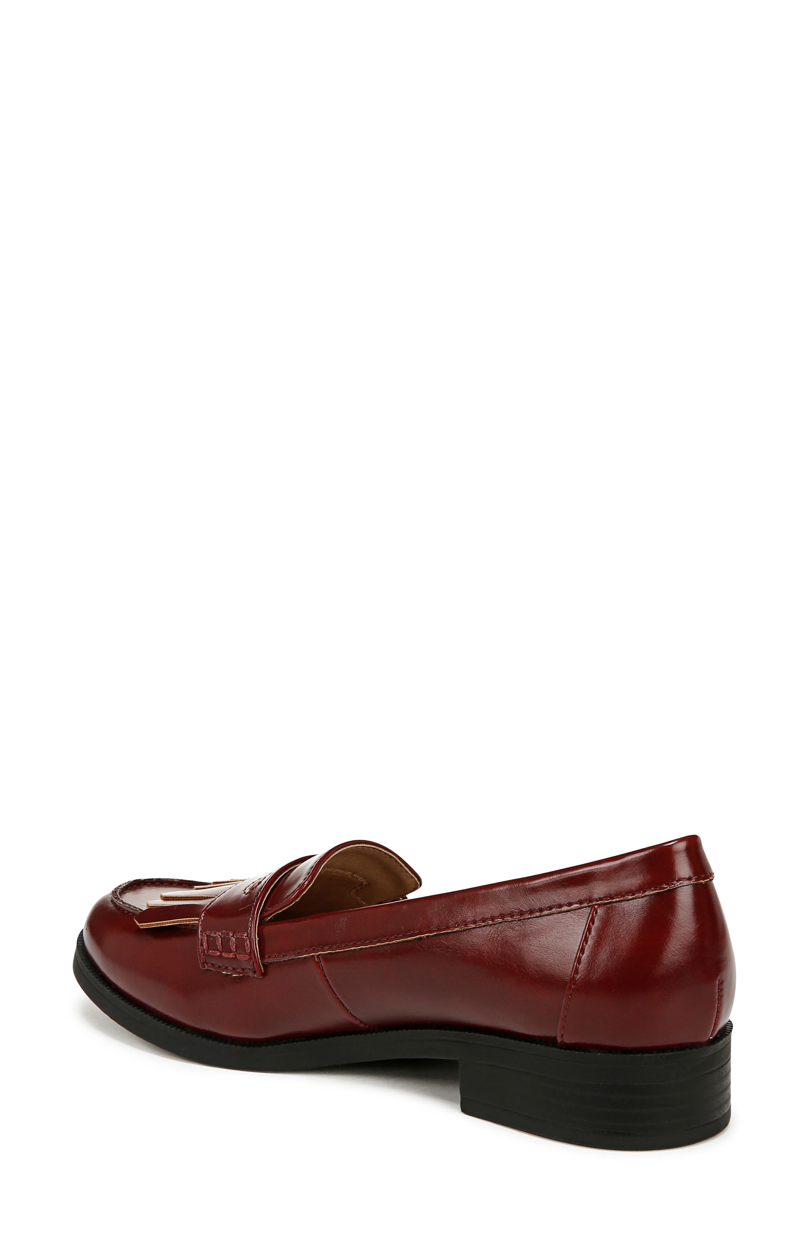 LifeStride Santana Fringe Loafer, Alternate, color, Wine