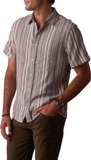 The Normal Brand Freshwater Everyday Short Sleeve Button-Up Shirt