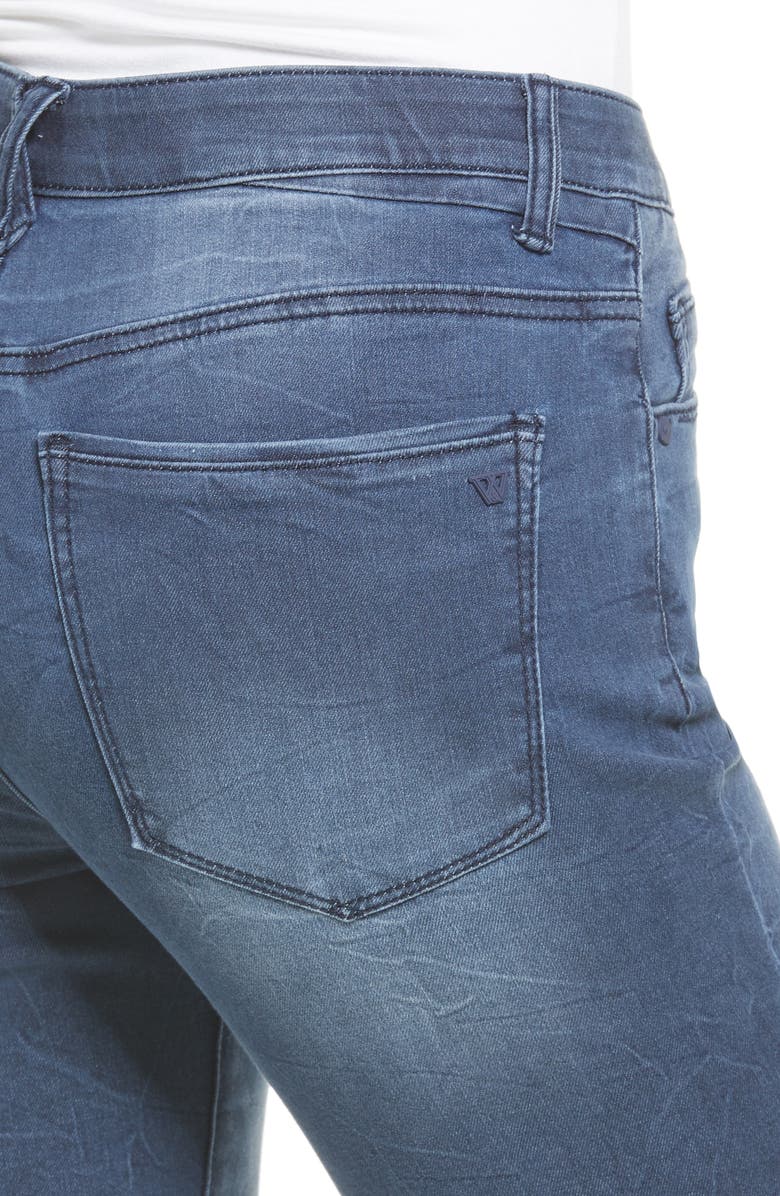 Wit & Wisdom Vintage High Waist Ankle Straight Leg Jeans, Alternate, color, 