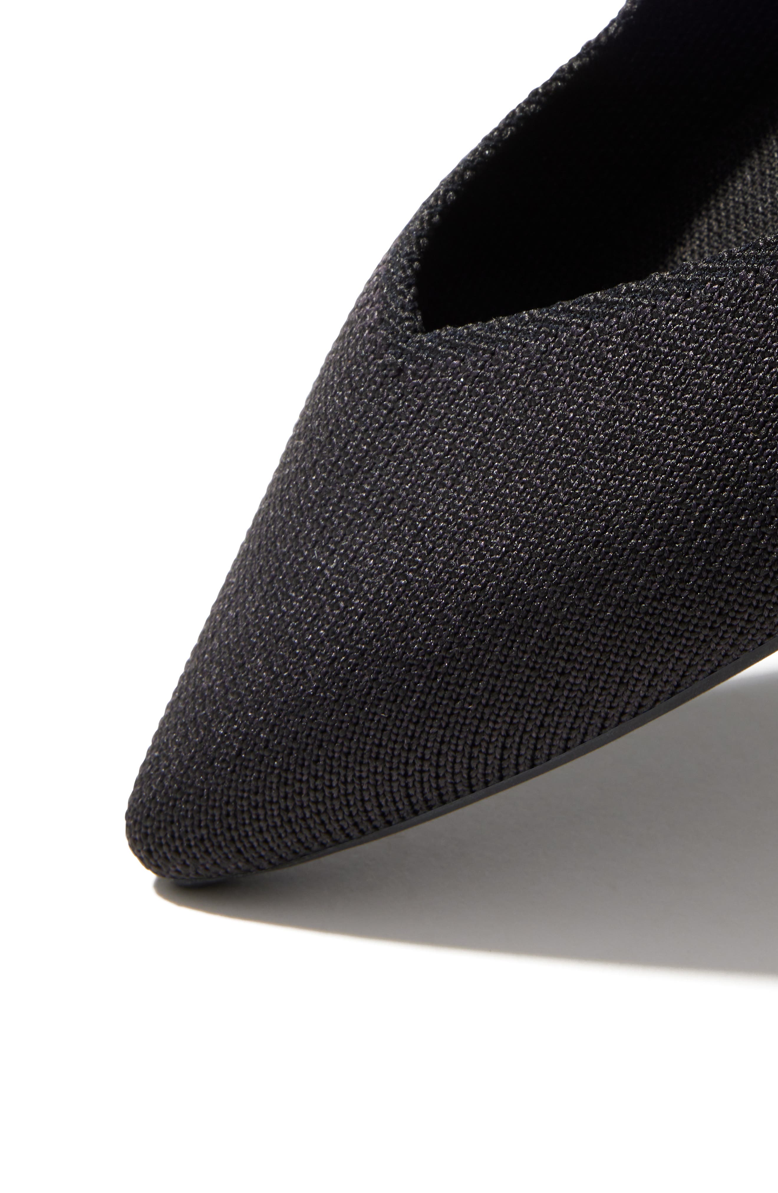 Rothy's The Point II Flat, Alternate, color, Black