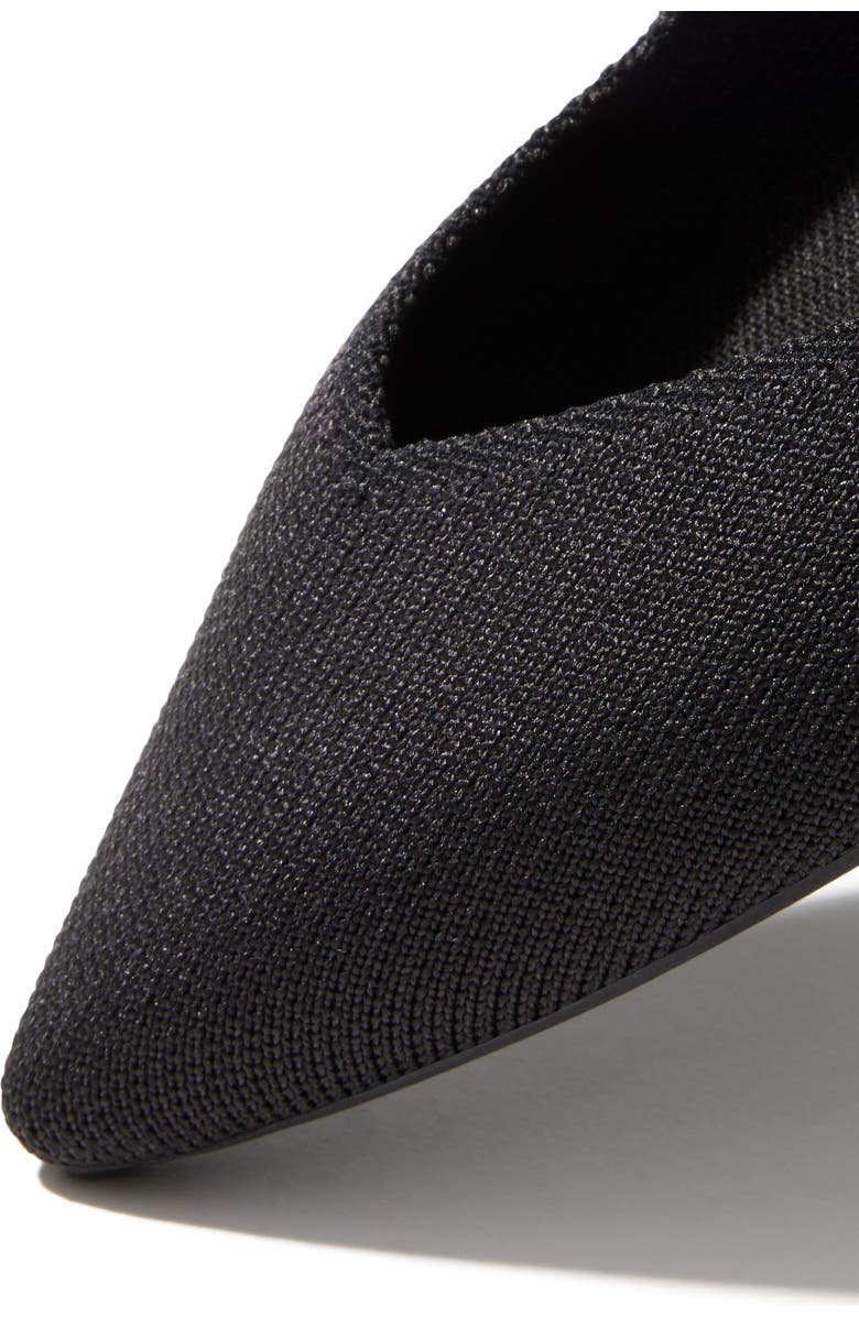 Rothy's The Point II Flat, Alternate, color, Black