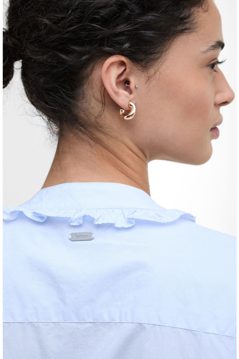 Cecelia Cotton Shirt, Alternate, color, ICE BLUE STRIPE