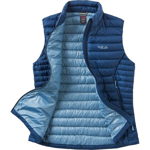 Rab Microlight Down Vest In Blue
