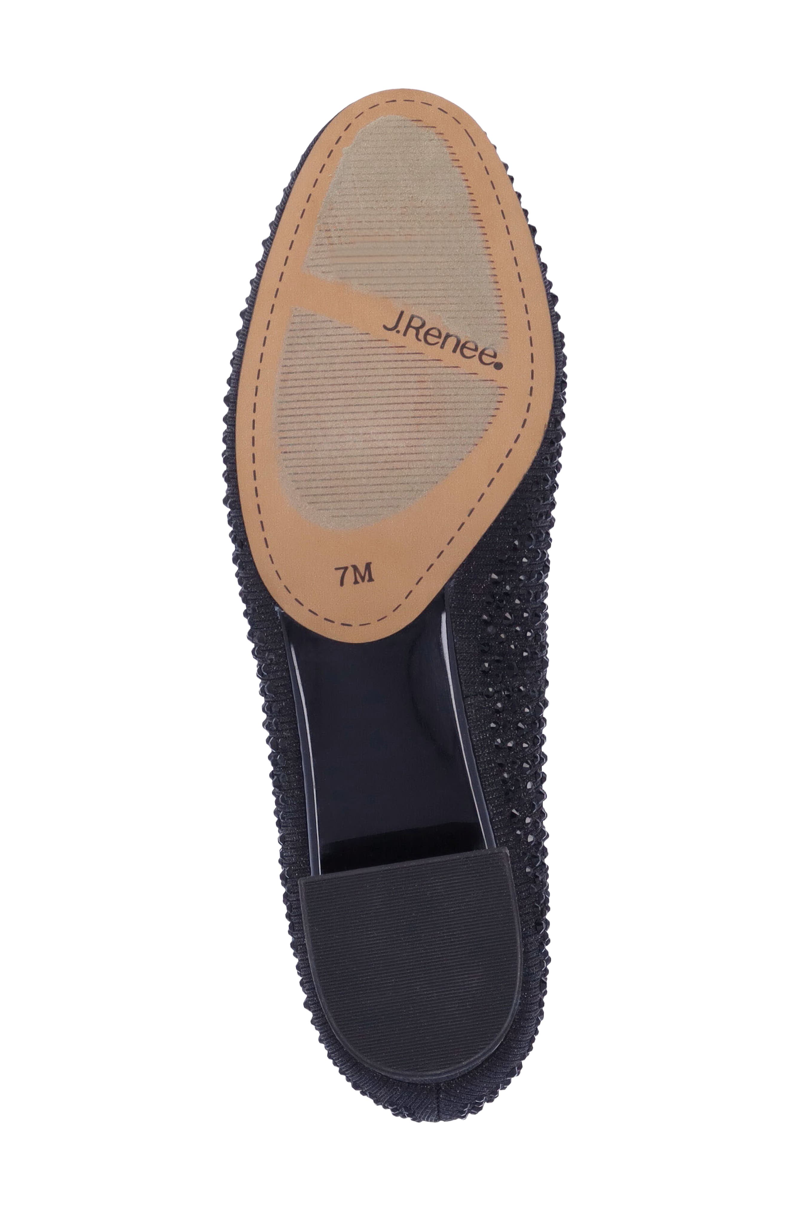 J. Reneé Bielle Embellished Pump, Alternate, color, Black