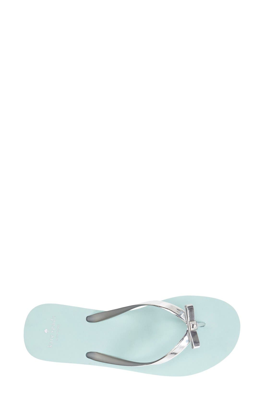 Kate Spade New York 'happily' flip flop, Alternate, color, 