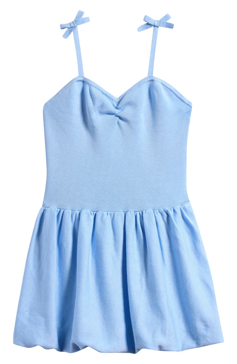 Freshman Kids' Ballet Bubble Hem Dress, Main, color, Sky Blue