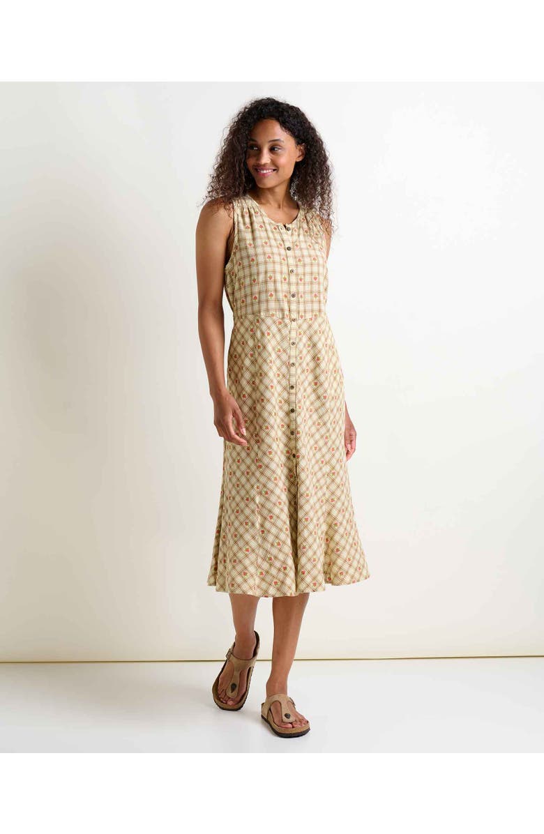 Toad & Co Manzana Midi Sleeveless Dress, Main, color, 