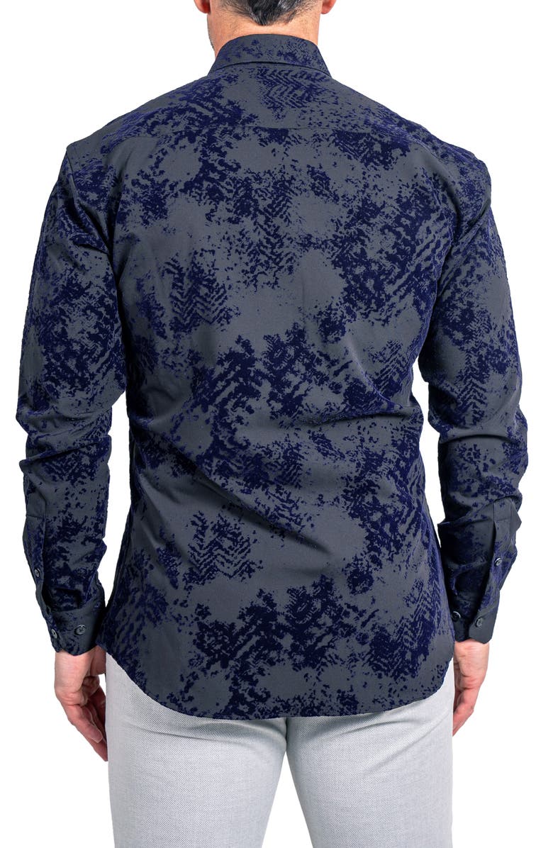 Maceoo Fibonacci Ascension Contemporary Fit Button-Up Shirt, Alternate, color, 