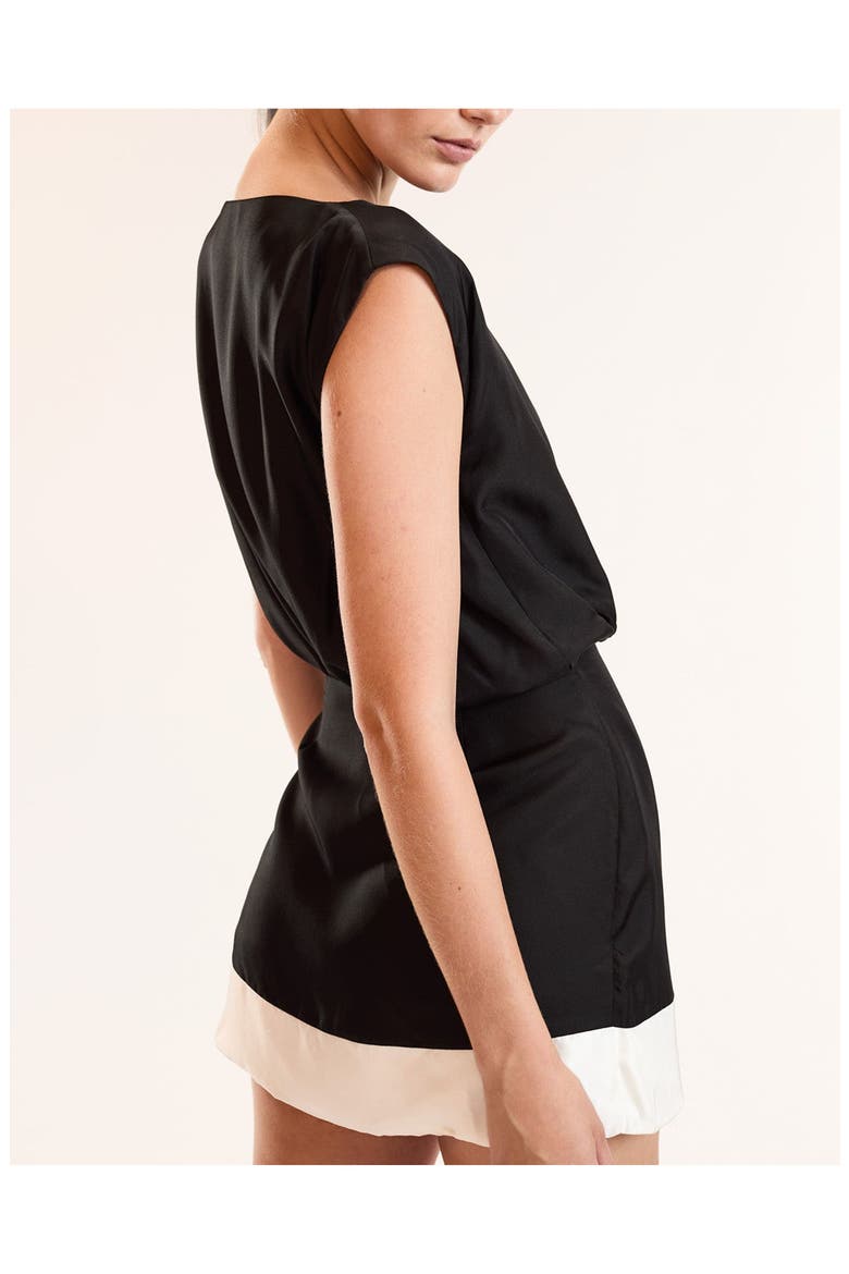 Domino Dress, Alternate, color, Black