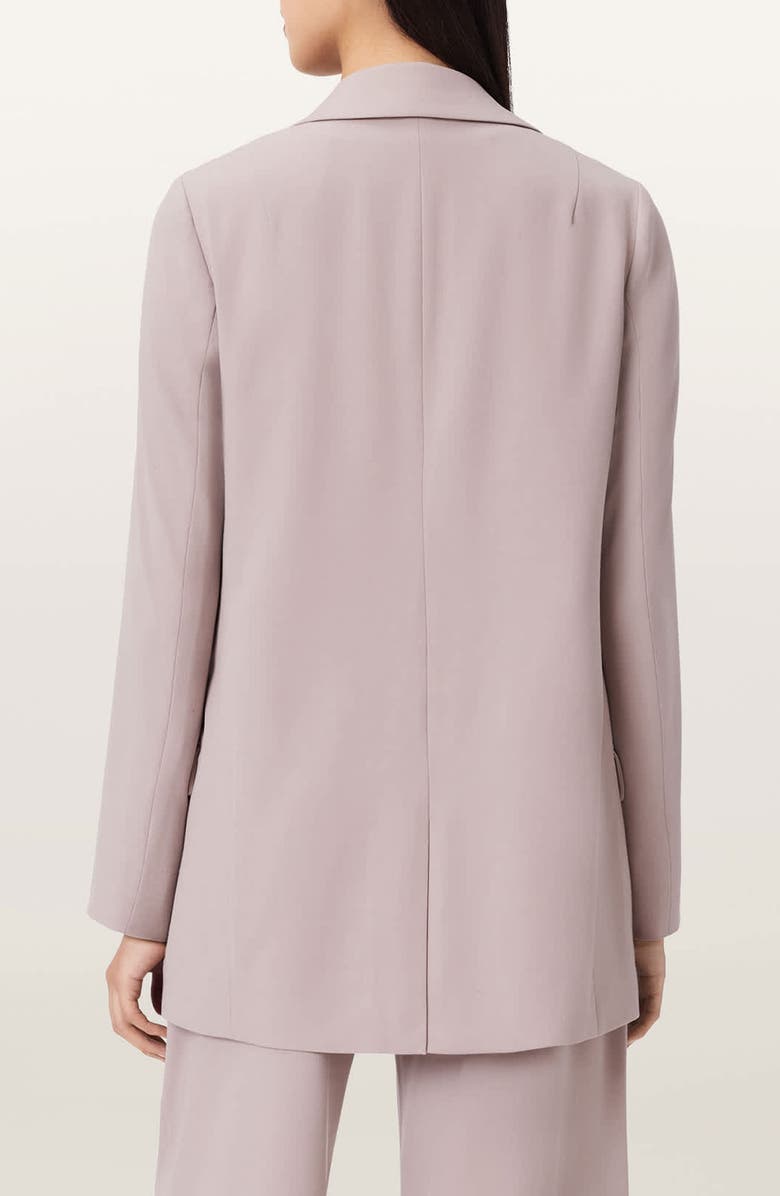 AllSaints Aleida Long Blazer, Alternate, color, Lilac Purple
