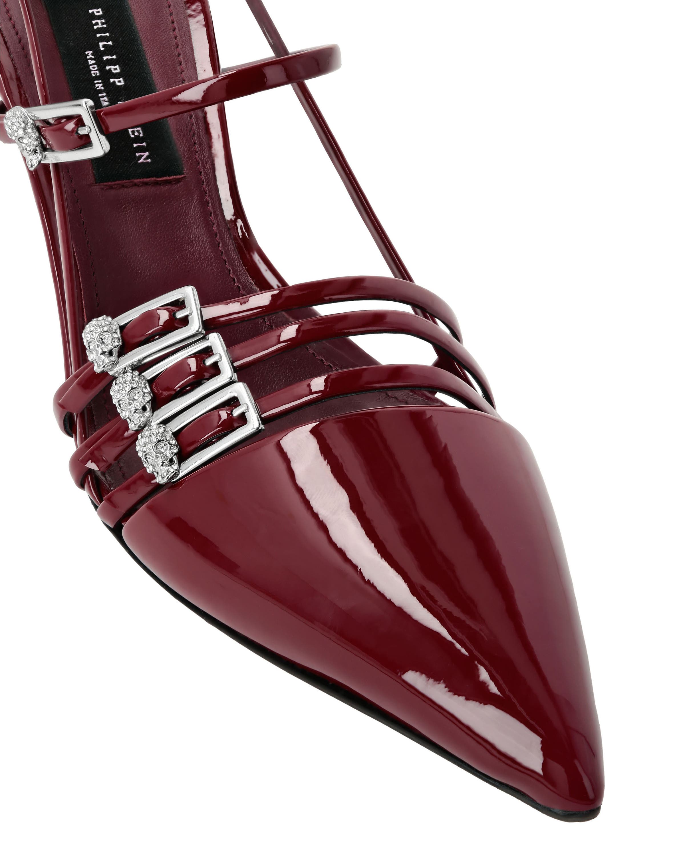 Multi-Strap Mid-Heel Slingbacks 5 Women, Alternate, color, Bordeaux