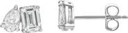 LuvMyJewelry Valessa 14K Gold Lab Grown Diamond Toi Et Moi Earrings - 1.25 Ct