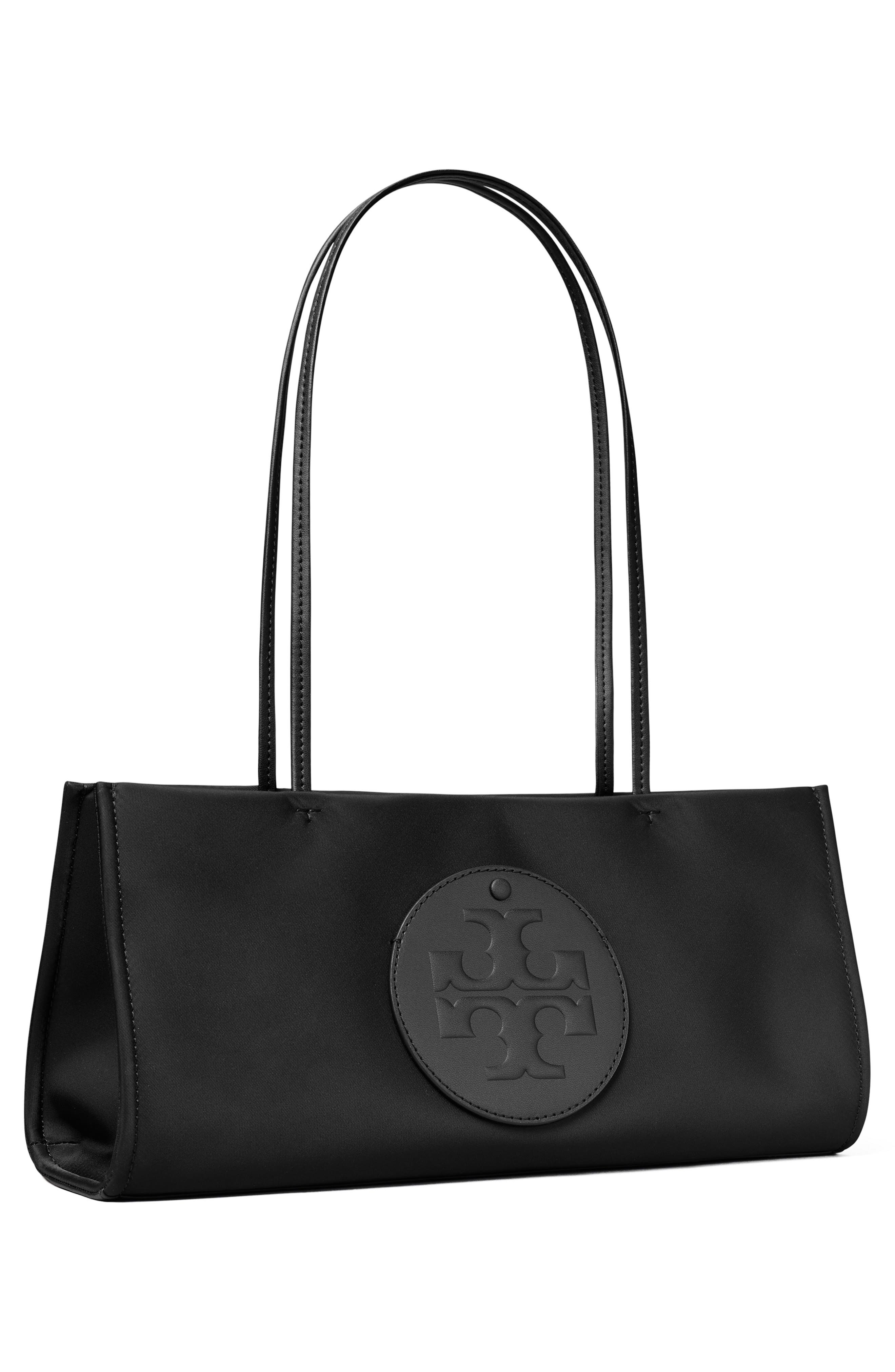 Tory Burch Ella East/West Tote, Alternate, color, Black