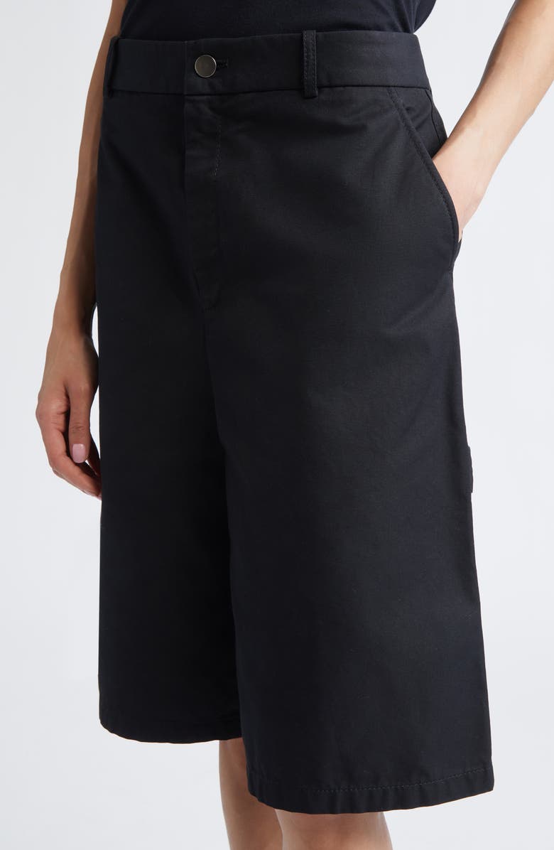 PARTOW Doyer Cotton Shorts, Alternate, color, Black