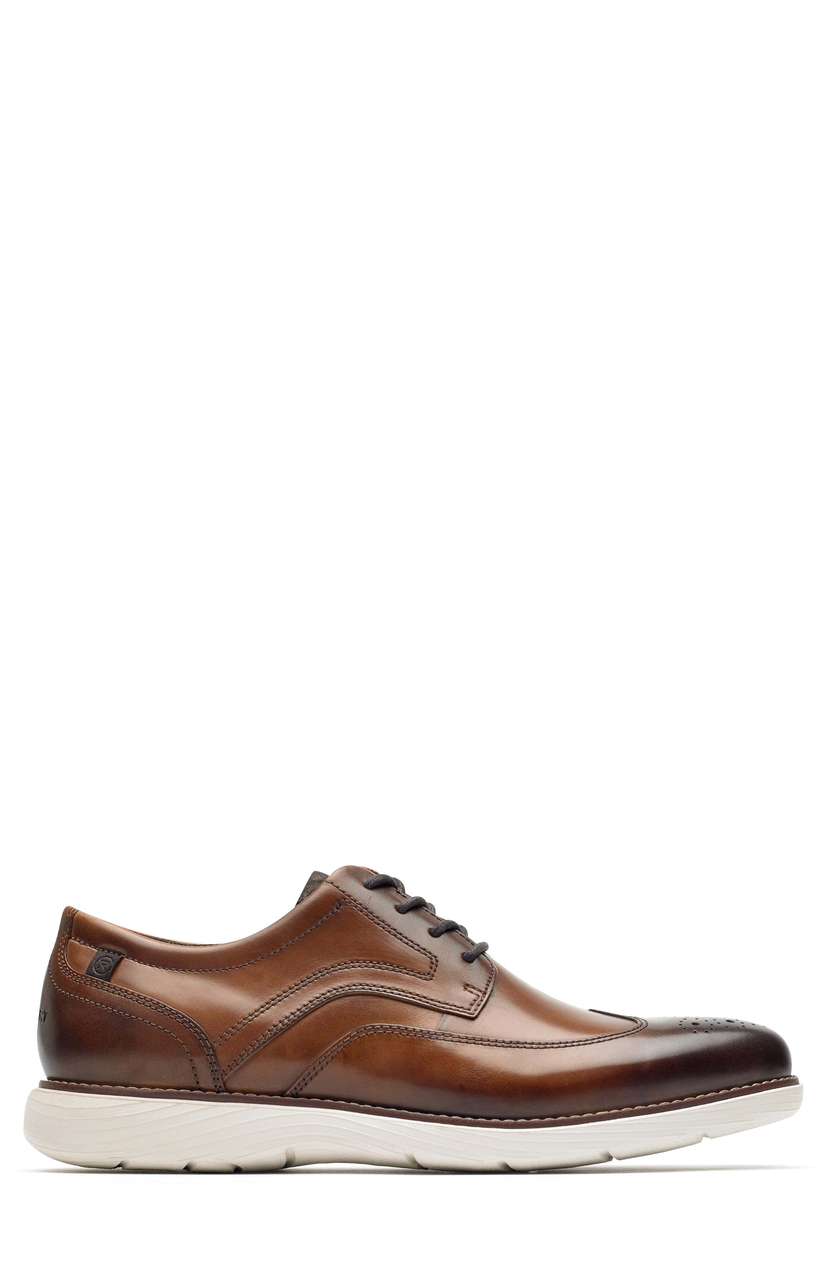 Rockport Garett Wingtip, Alternate, color, Cognac