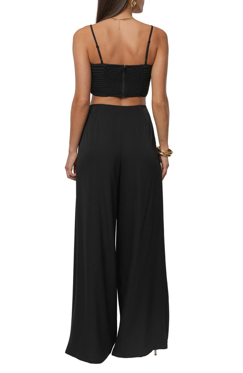 JLUXLABEL Serenade Crop Top & Wide Leg Pants, Alternate, color,