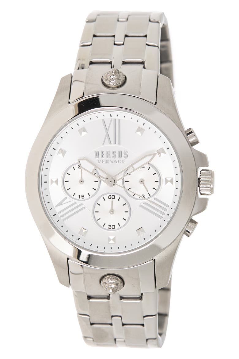 Versace Men's Multi-Function Bracelet Watch, 44mm, Main, color, STAINLESS STEEL