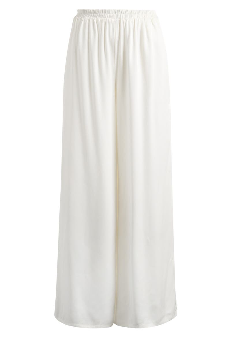 Alexa Wide Leg Pull-On Pants, Alternate, color, IVORY