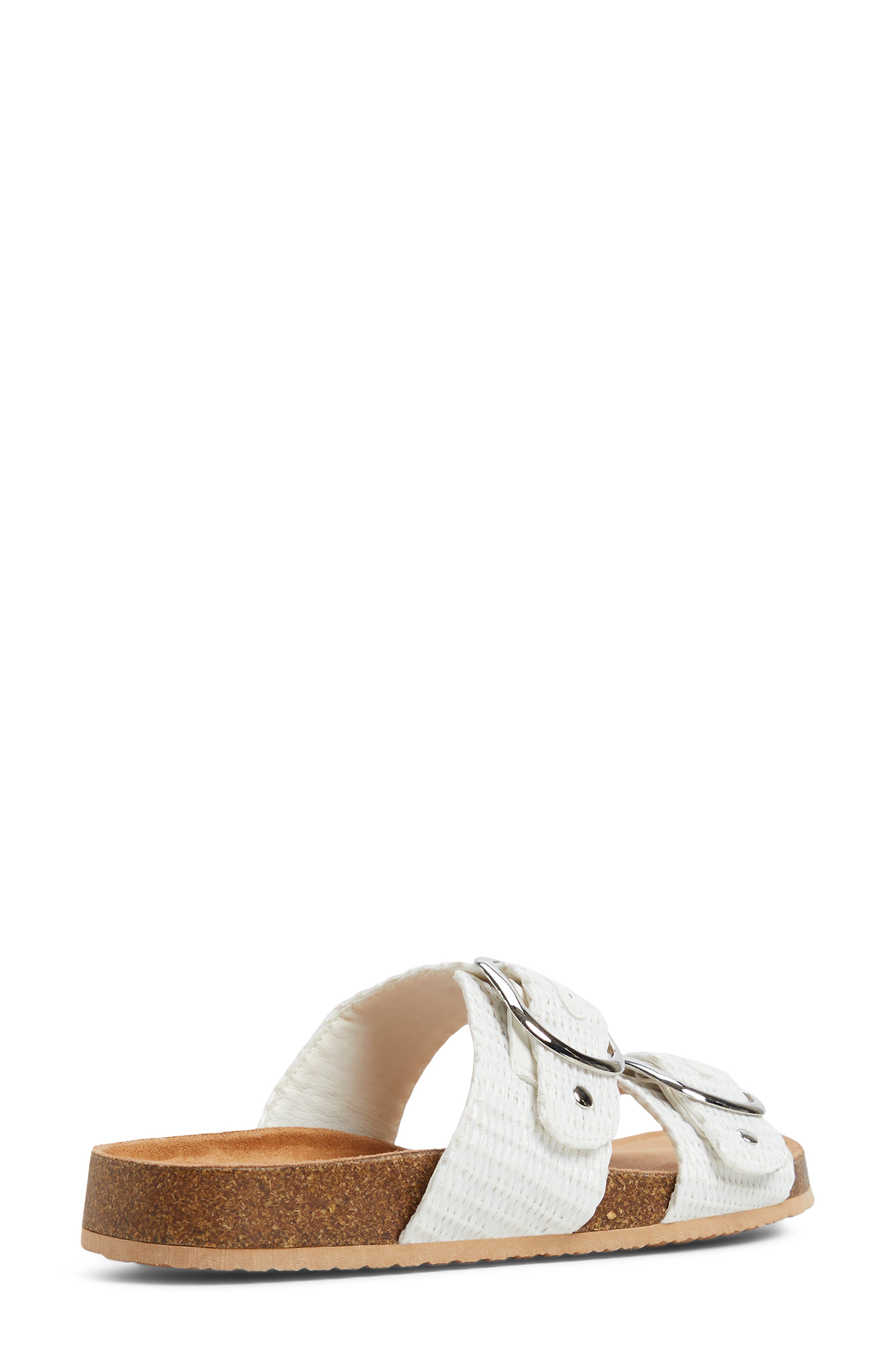 Mahina Slide Sandal, Alternate, color, WHITE