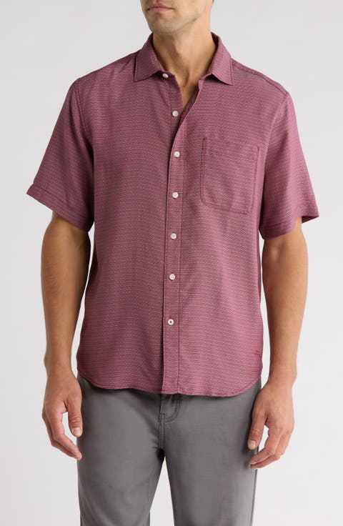 Grand View Short Sleeve Button-Up Shirt