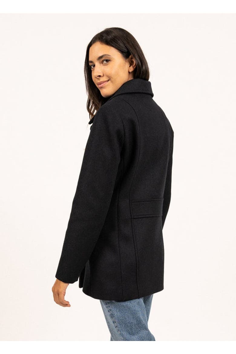 VOILURE II - Authentic French Peacoat, Alternate, color, Navy