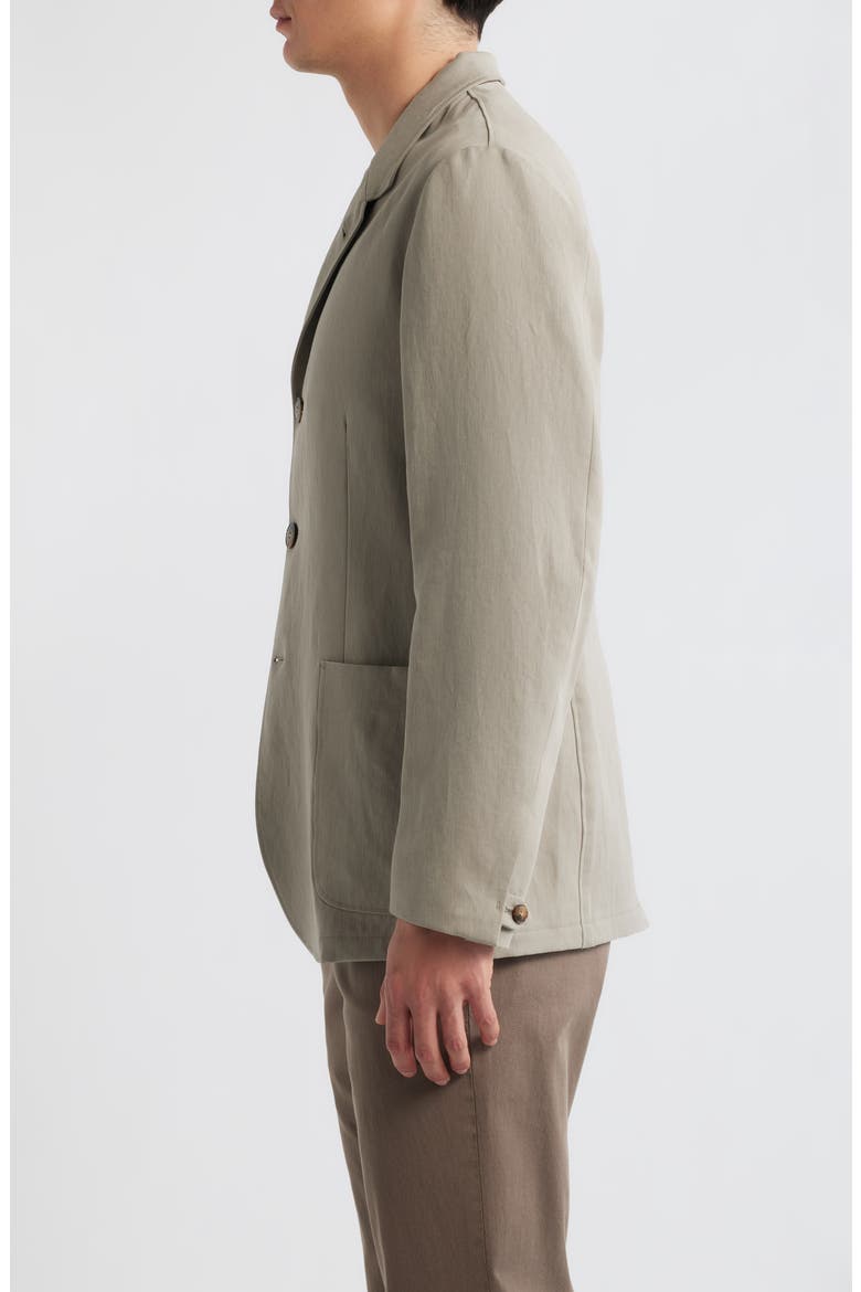 Bruma Trim Fit Tan Linen Sport Coat, Alternate, color, BEIGE