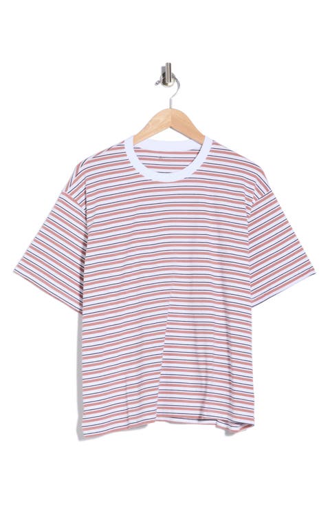 Karter Ex-Boyfriend Stripe Cotton T-Shirt