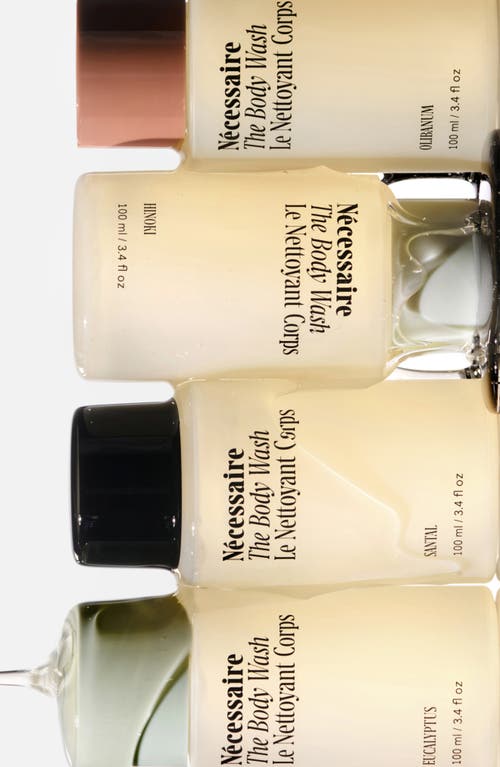 Necessaire Nécessaire The Body Wash Collection Set $60 Value In Transparent