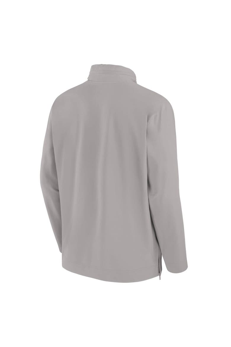 Men's Nike Pewter USC Trojans Sideline Coaches Quarter-Zip Jacket, Alternate, color, Pewter