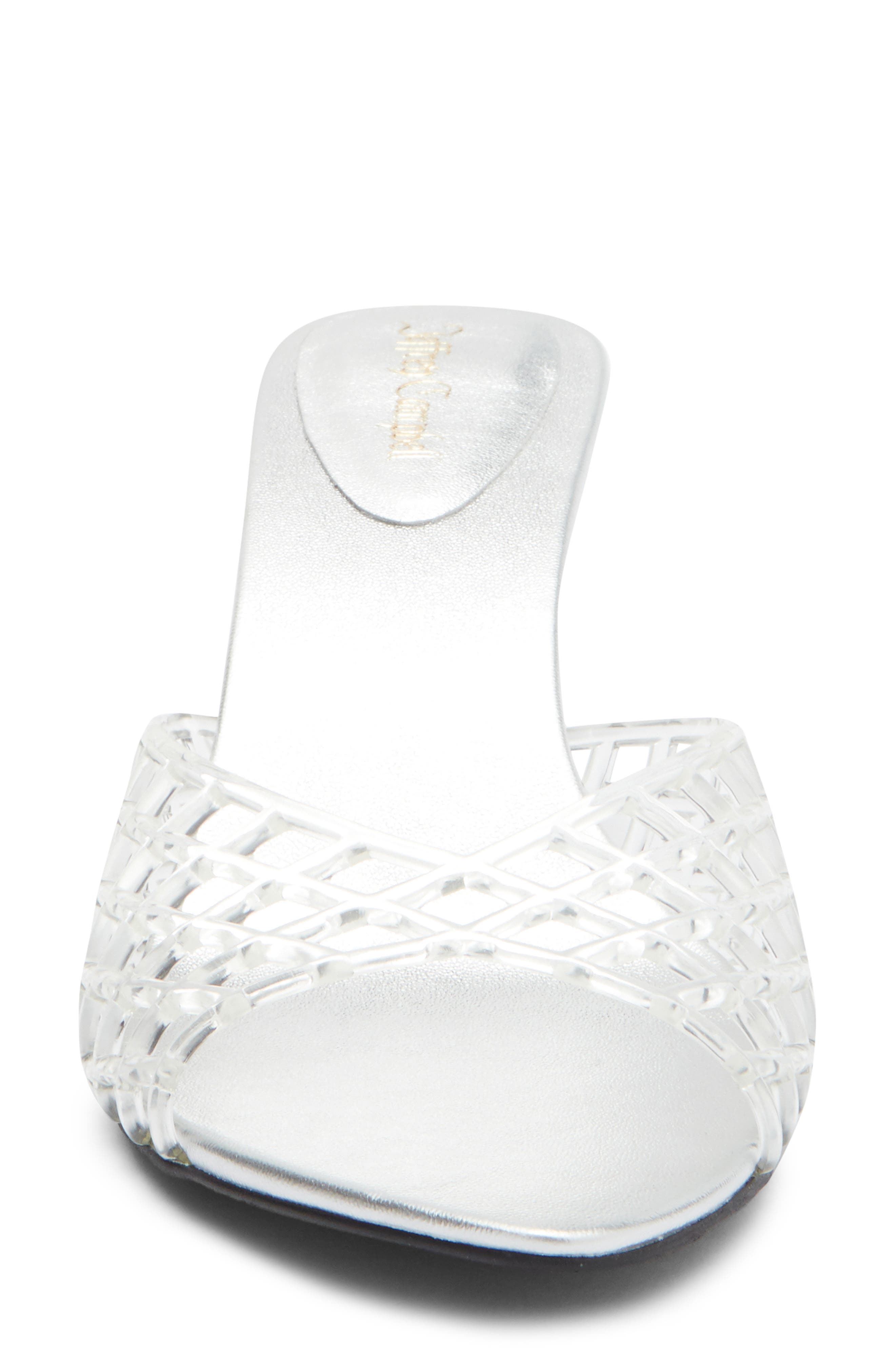Seablue Jelly Slide Sandal, Alternate, color, CLR SLVR