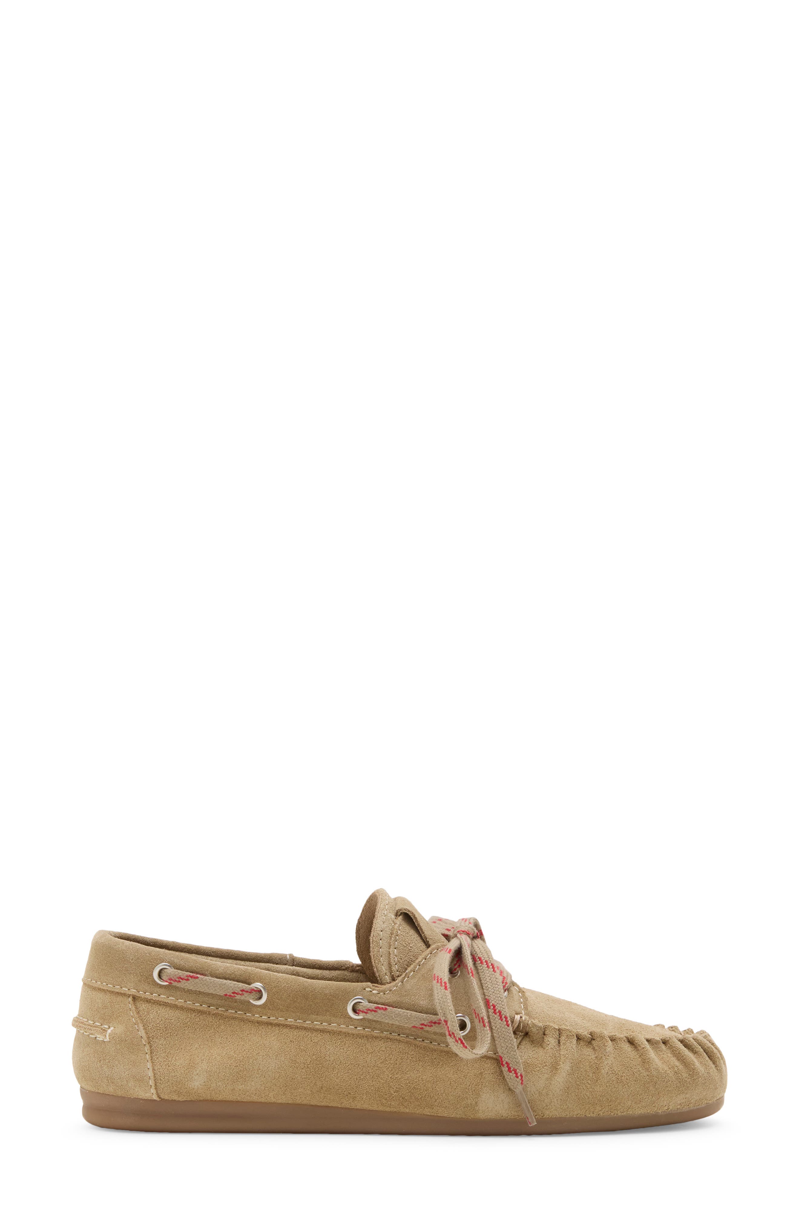 Rowan Leather Boat Shoe, Alternate, color, SPORTY SUEDE BEIGE