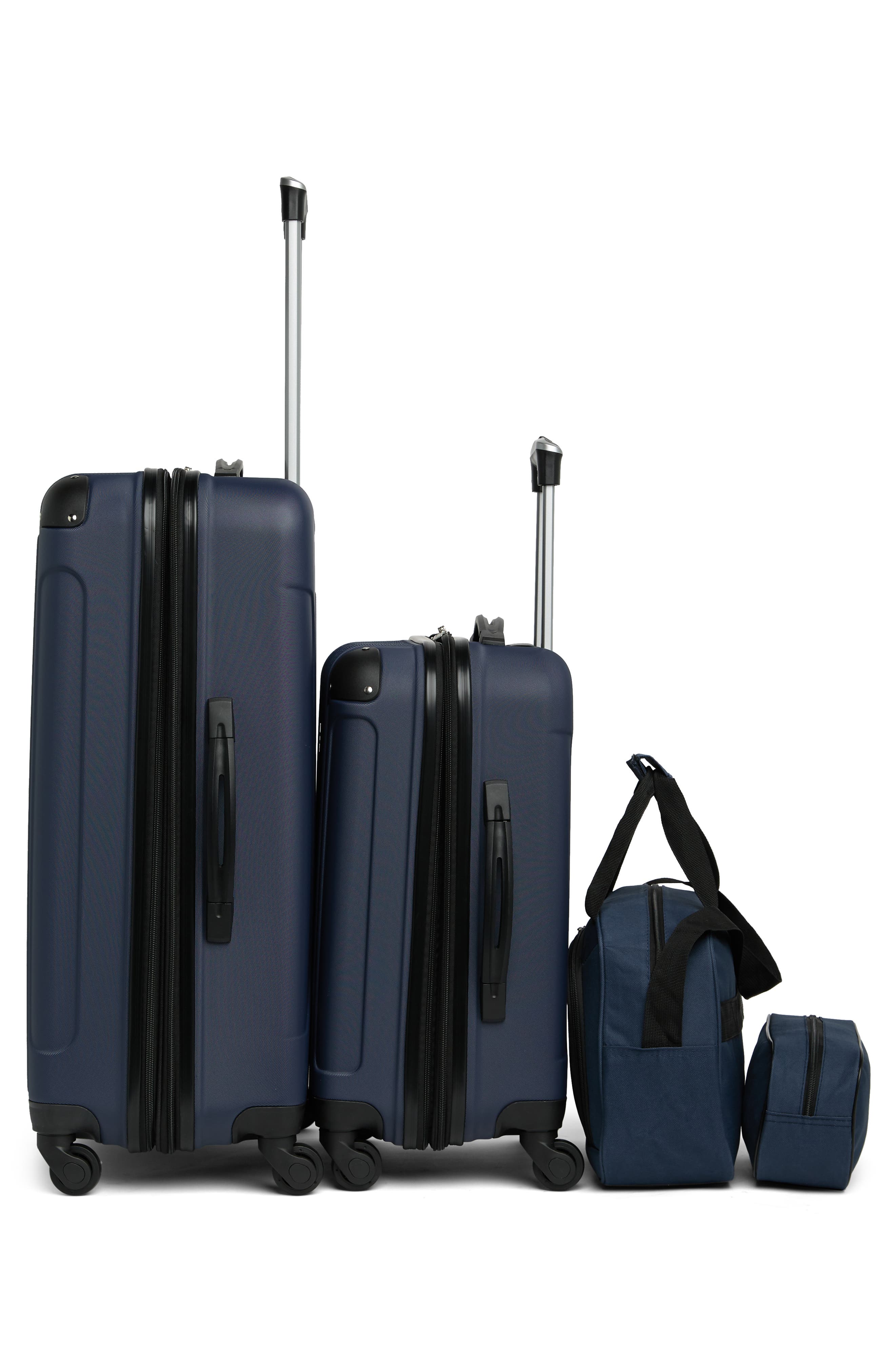 GEOFFREY BEENE Colorado Four-Piece Luggage Set, Alternate, color, Navy