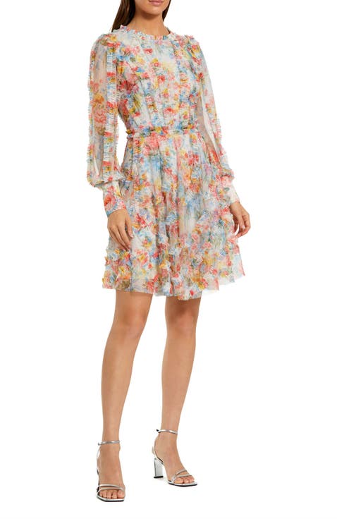 送料関税込■Mac Duggal■フローラル■ミニドレス■フェミニン Women's Mac Duggal Mini Dresses | Nordstrom