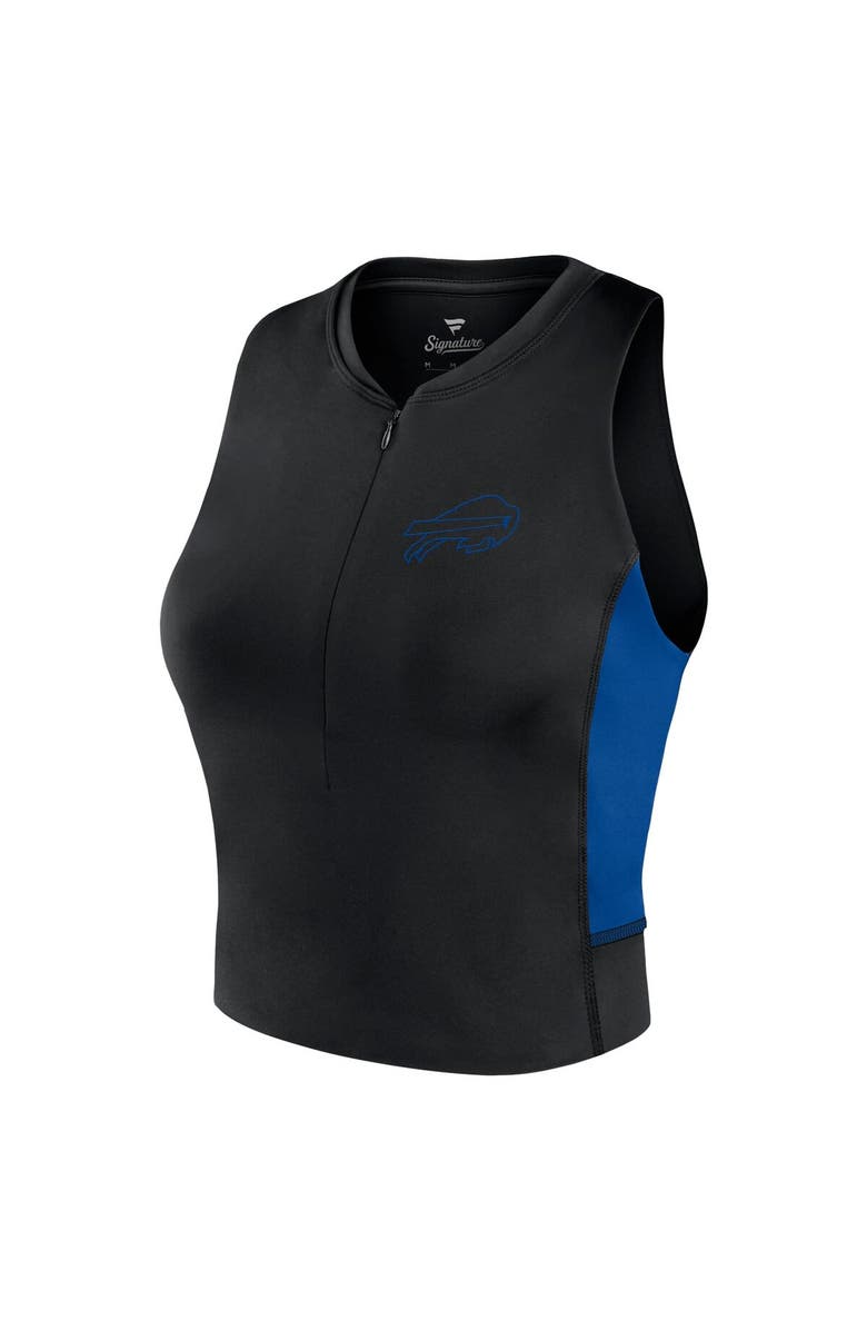 Fanatics Signature Women's Fanatics Signature Black Buffalo Bills Studio Fitted Gym Tank Top, Alternate, color, Black