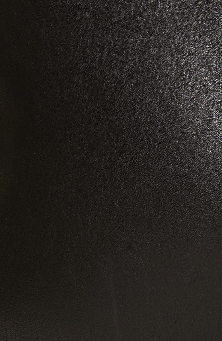 Theory Leather Skinny Pencil Skirt, Alternate, color,