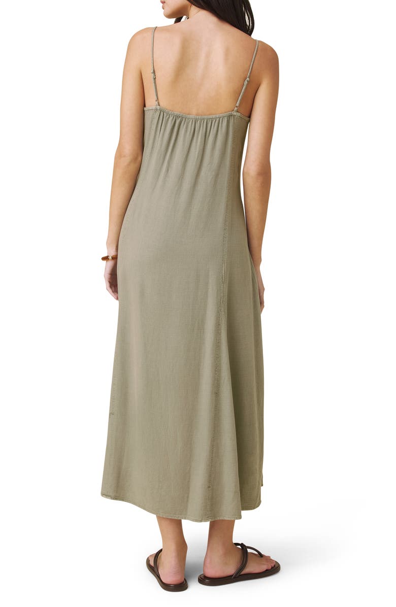 Splendid Coastal Maxi Dress, Alternate, color, Eucalyptus Green