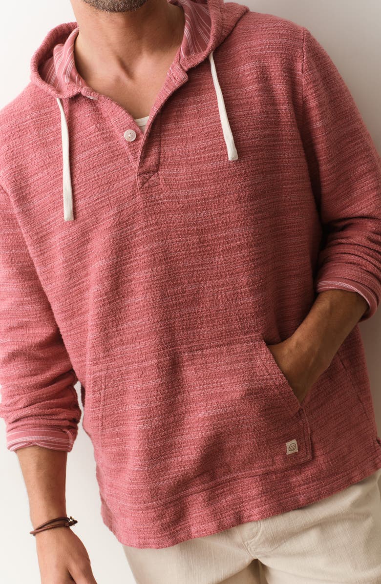Marine Layer Portola Beach Hoodie, Alternate, color, Withered Rose