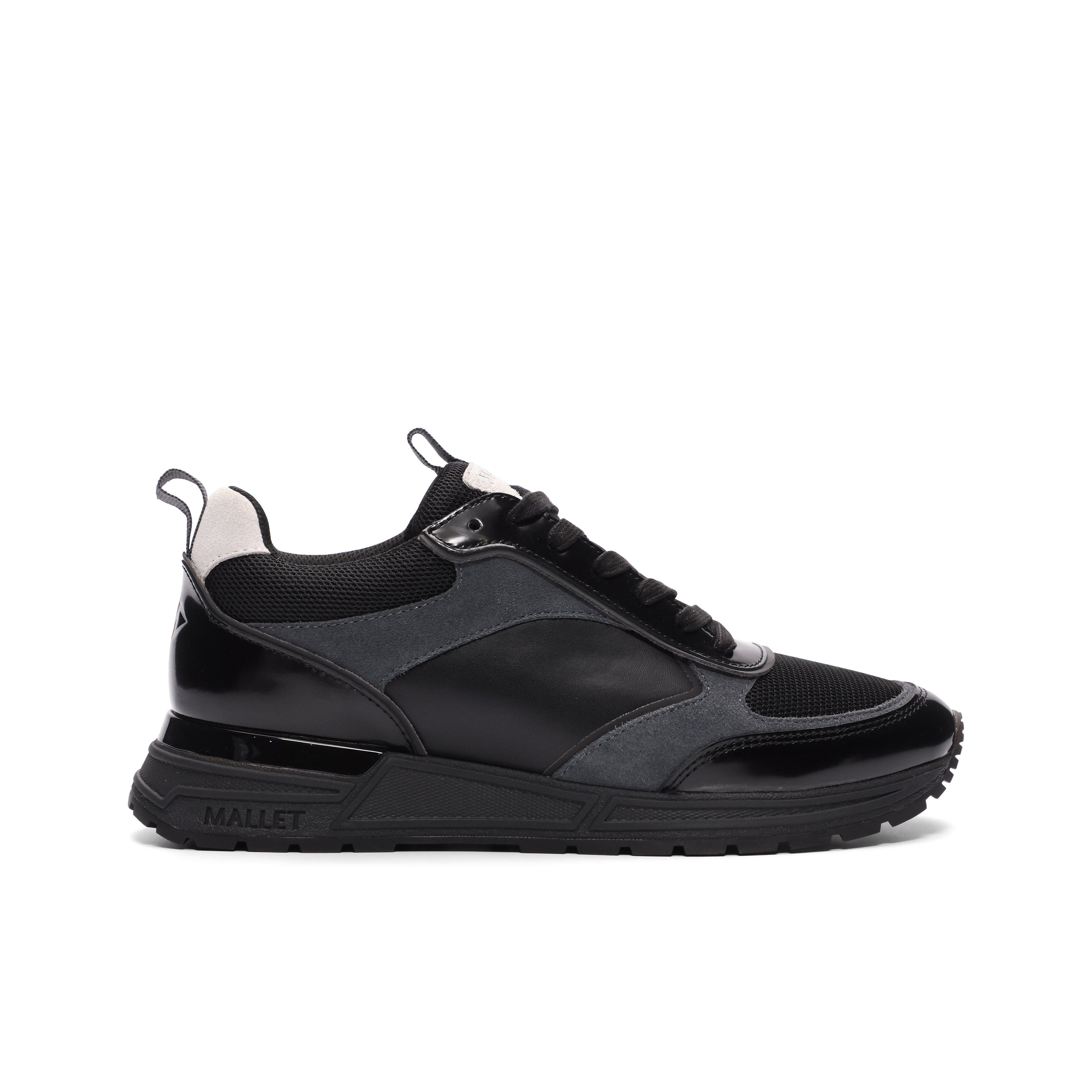 MALLET Bethnal Sneakers, Main, color, Black Grey
